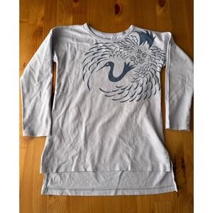 Girls' Tea Collection Lavender Swan Tunic Shirt‎ Size 5